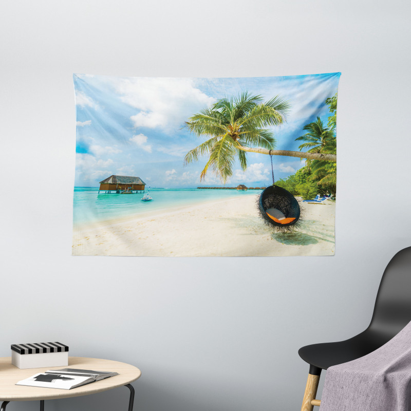 Exotic Maldives Sea Wide Tapestry