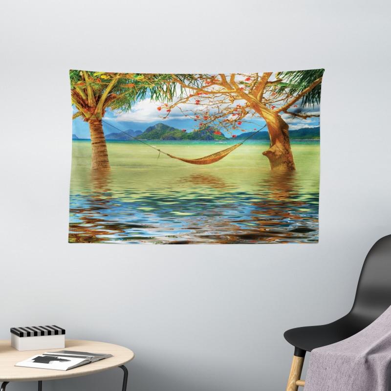 Trees in Tropical Land Wide Tapestry