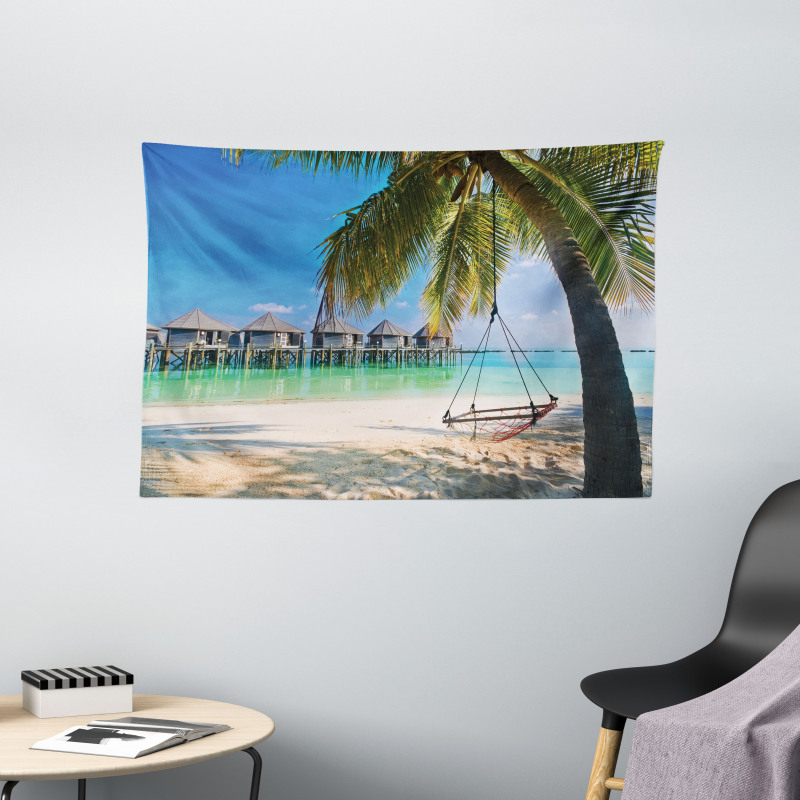 Caribbean Tropical Coast Wide Tapestry
