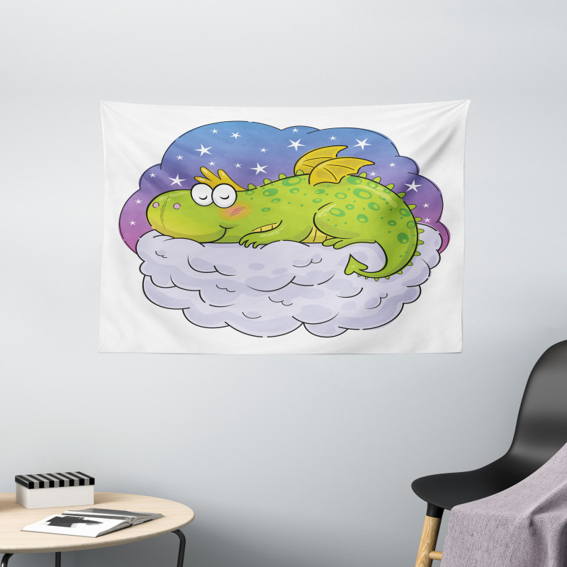 Nighttime Sleep on a Cloud Wide Tapestry