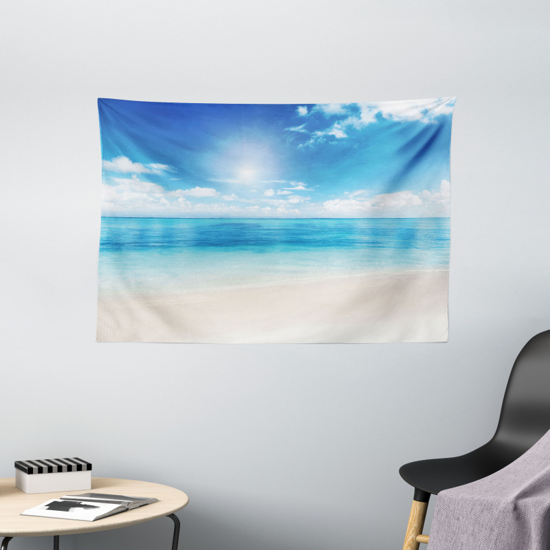 Caribbean Summer Sea Wide Tapestry
