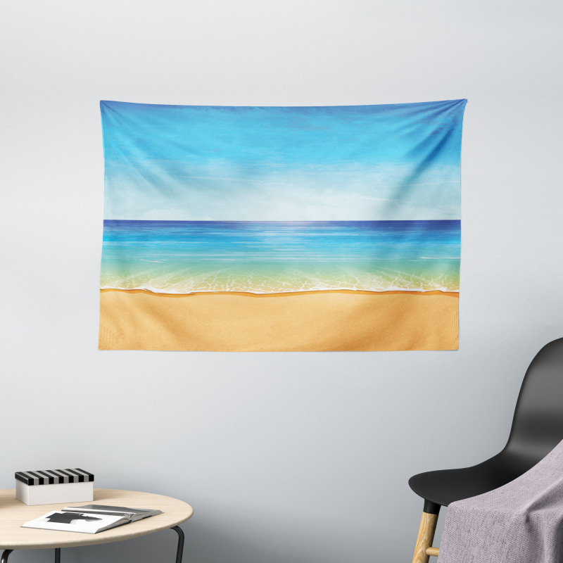 Exotic Hot Sunny Nature Wide Tapestry