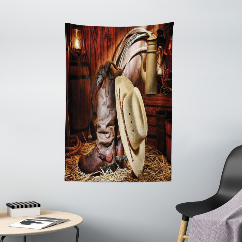 America Retro Rodeo Tapestry