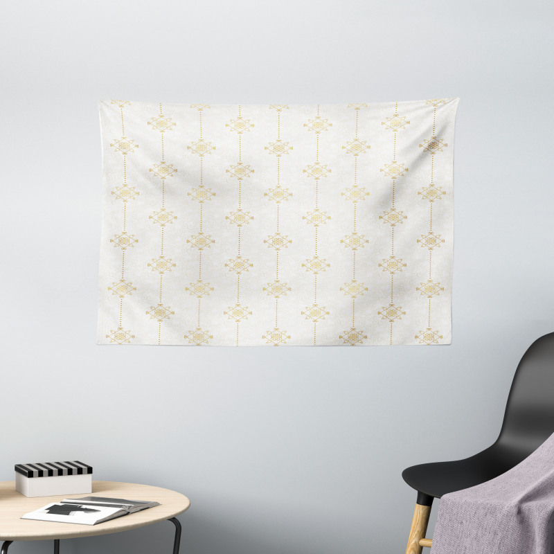 Horizontal Ornates Art Wide Tapestry