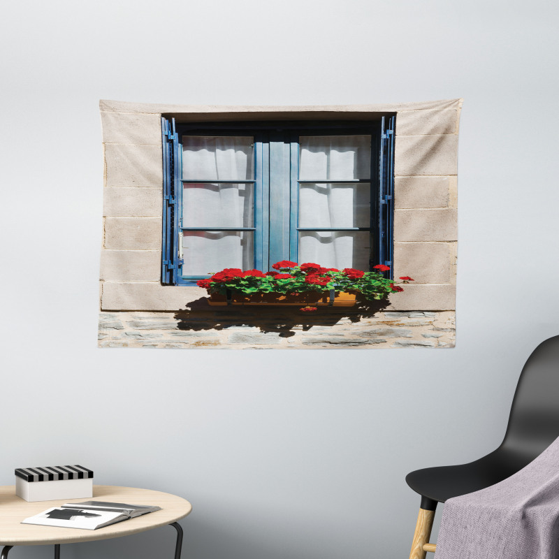 Mediterranean Window Wide Tapestry