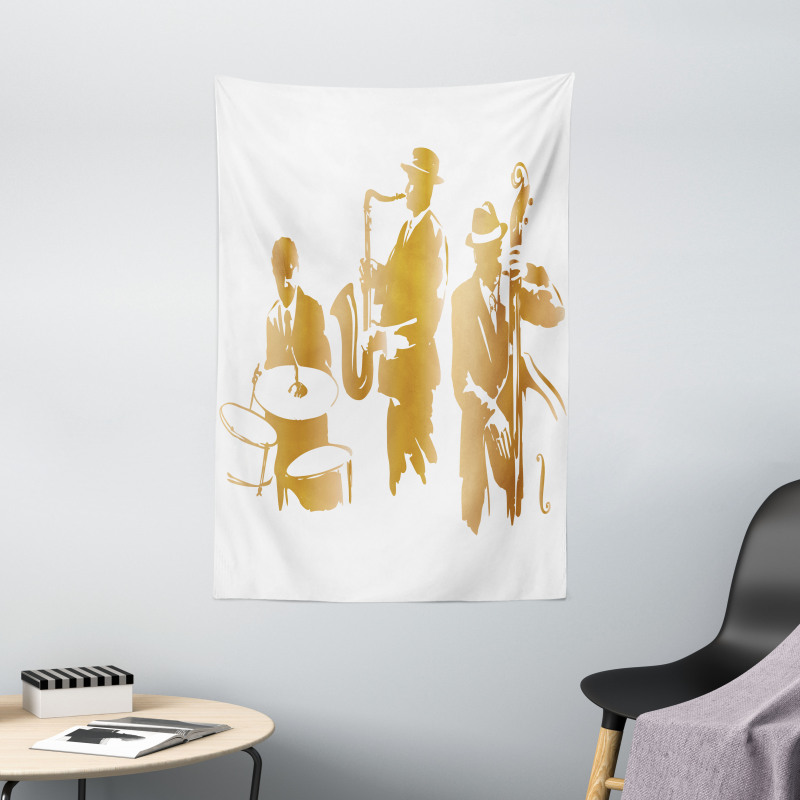 Jazz Band Blues Music Tapestry