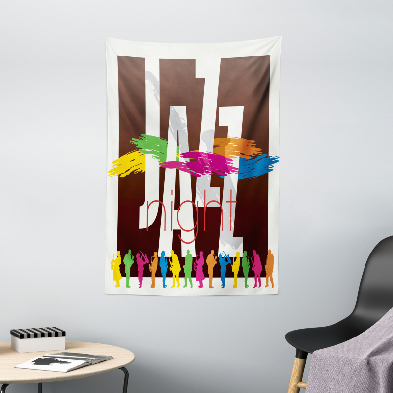 Jazz Performers Retro Tapestry