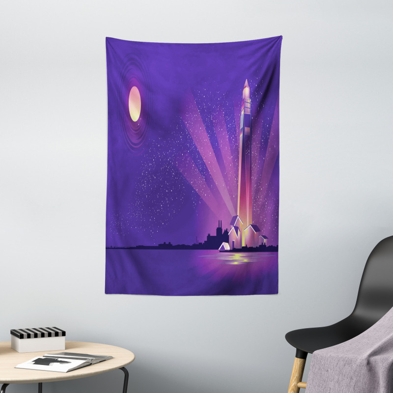 Lighthouse Under Night Tapestry