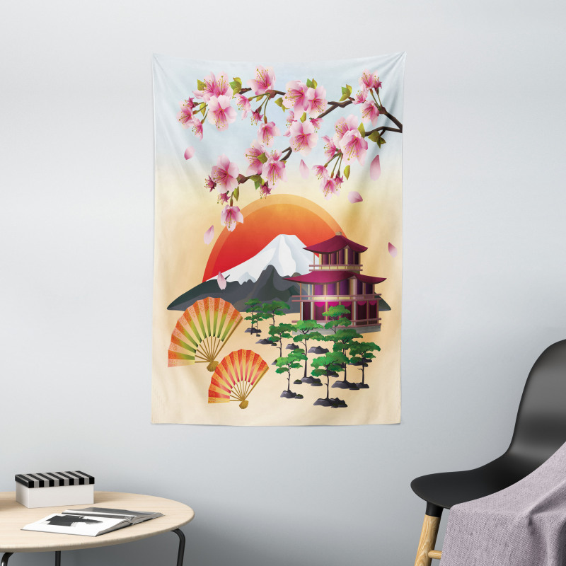 Building Sakura Sunrise Tapestry