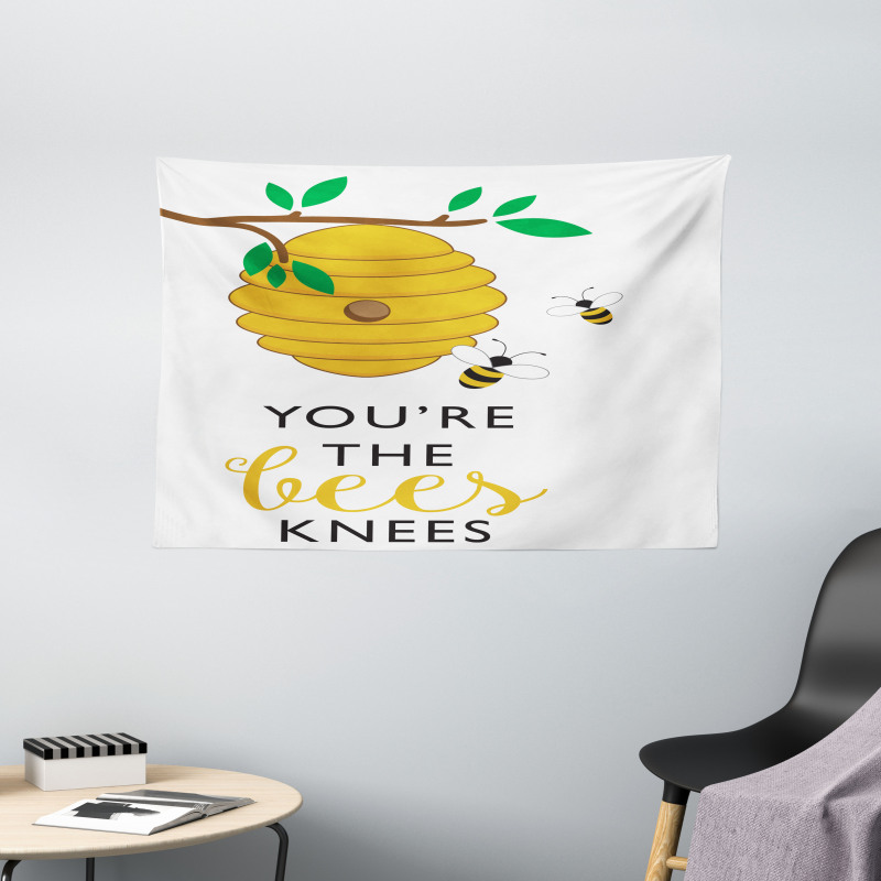 You're the Bees Knees Wide Tapestry