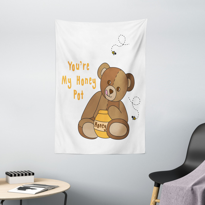 You're My Honey Pot Bear Tapestry