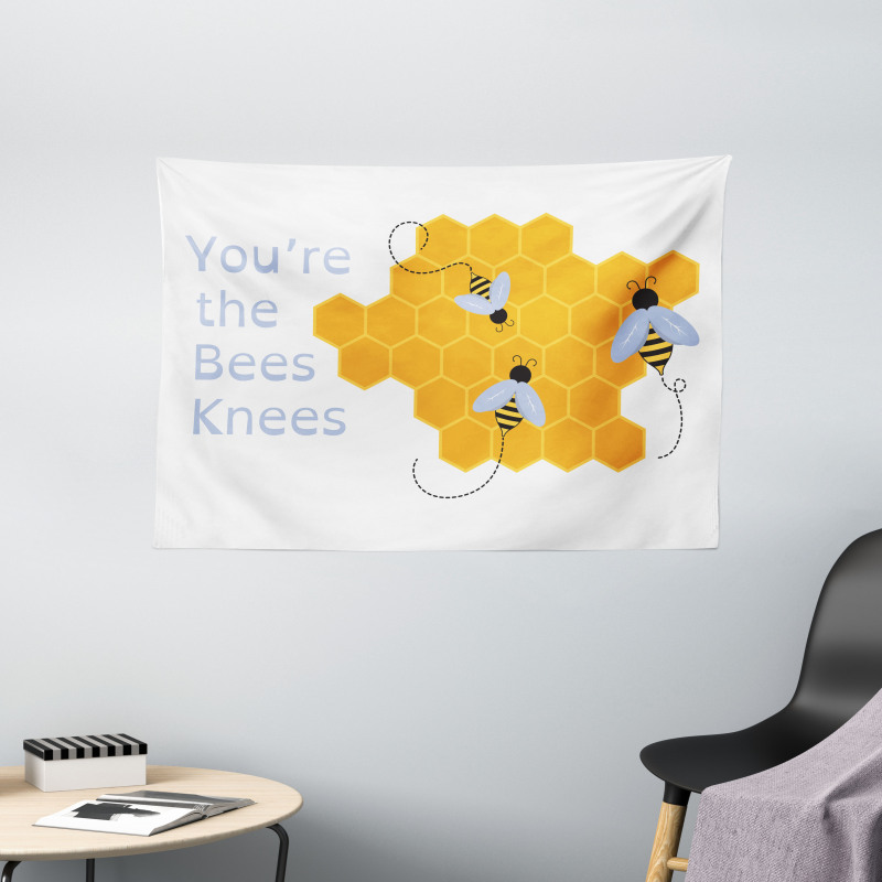 You are the Bees Knees Wide Tapestry