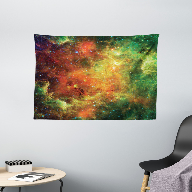Cosmos Space Planet Wide Tapestry