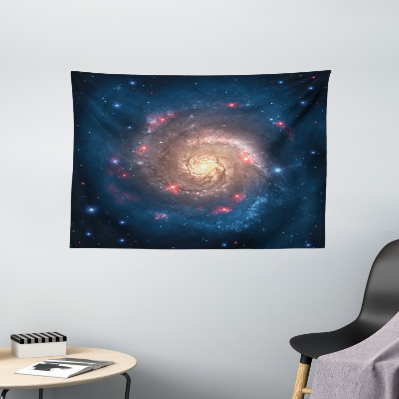 Black Hole Cosmos Space Wide Tapestry