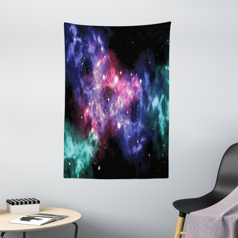 Dusty Gas Cloud Stars Tapestry