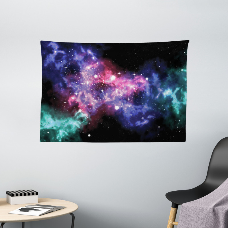 Dusty Gas Cloud Stars Wide Tapestry