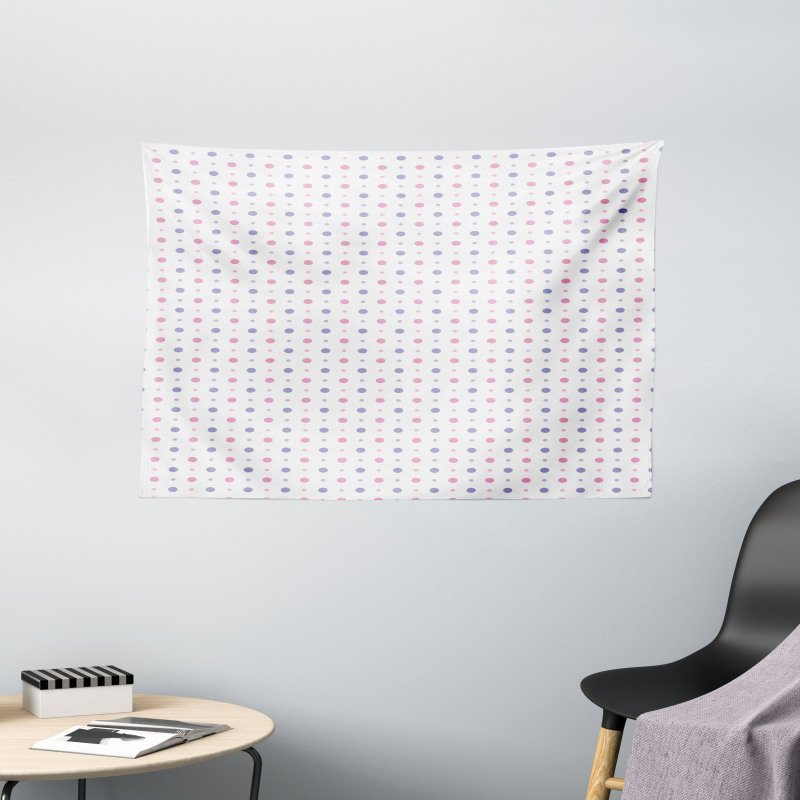 Simplistic Rounds Wide Tapestry