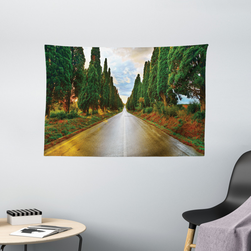 Europe Country Village Wide Tapestry