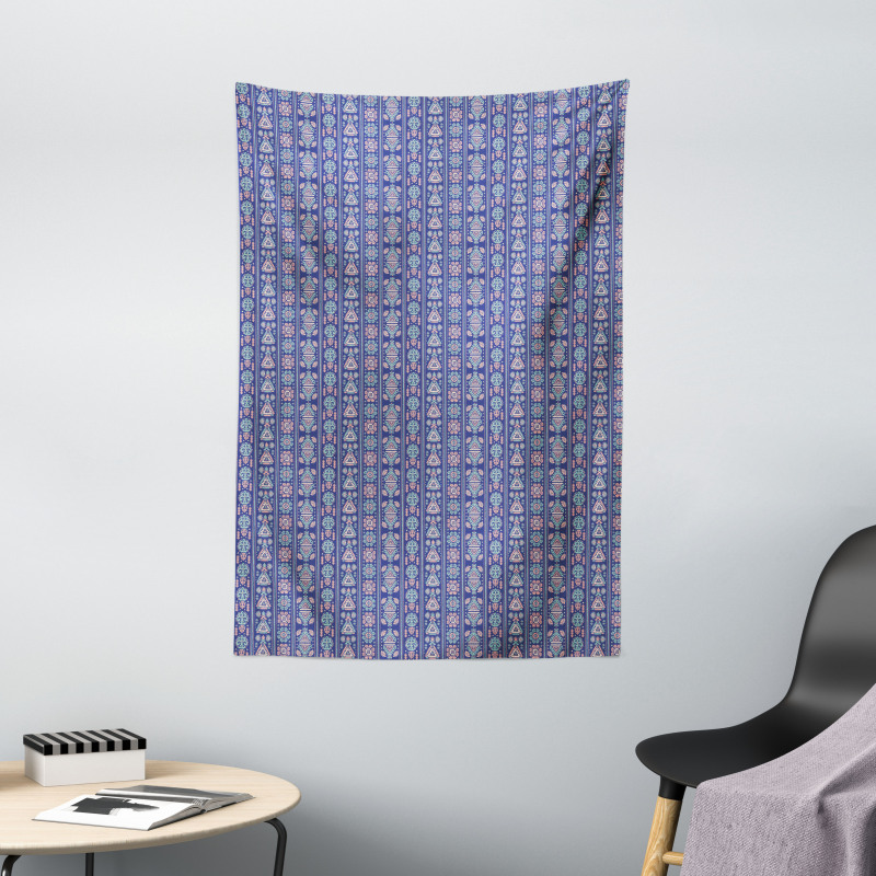 Tribal Motifs Botany Tapestry