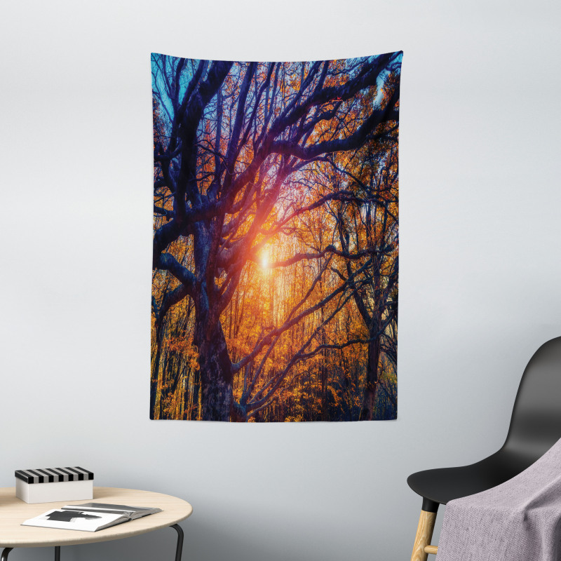 Majestic Trees Woods Tapestry