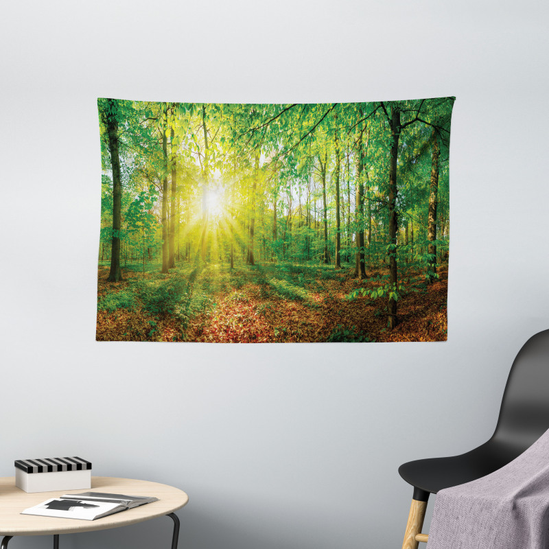 Evening Meadow Greenland Wide Tapestry