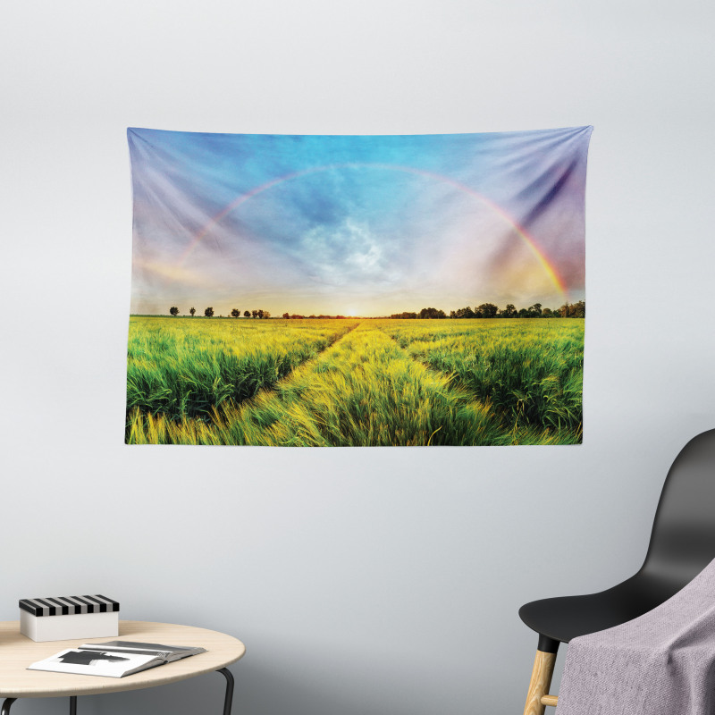 Wheat Field Nature Wide Tapestry