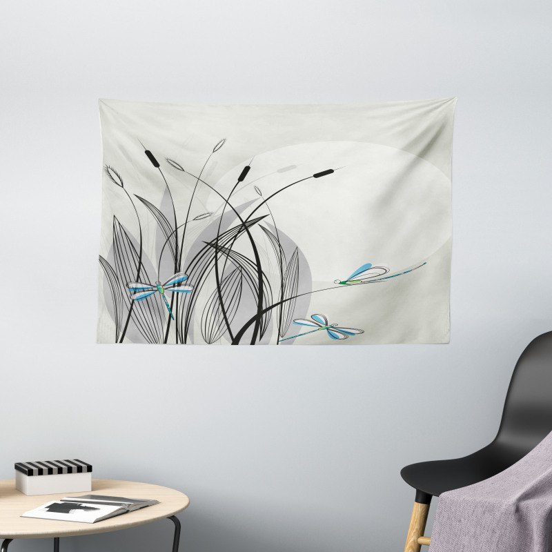 Boho Nature Spring Wide Tapestry