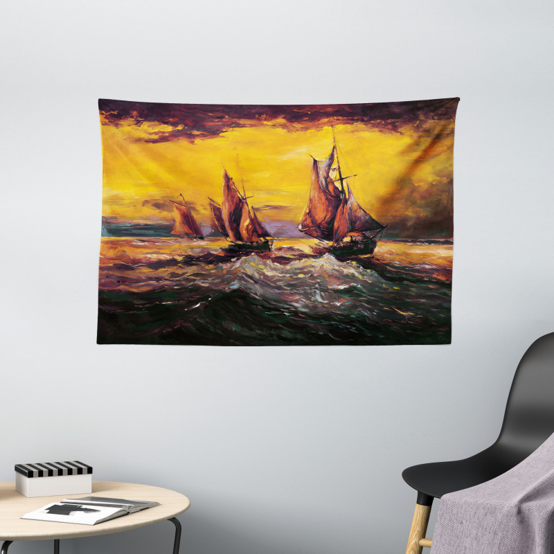 Cruise Ship Sun Wide Tapestry
