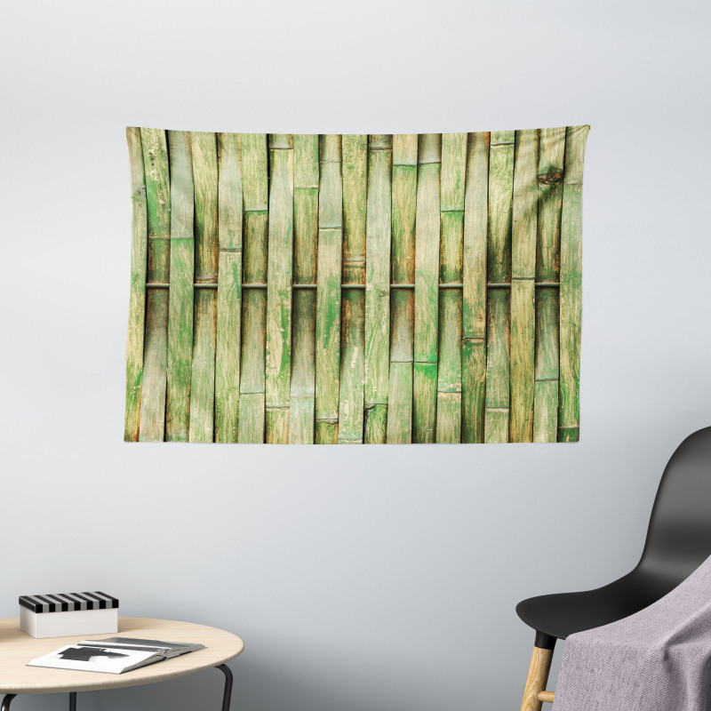 Botanical Wall Picture Wide Tapestry