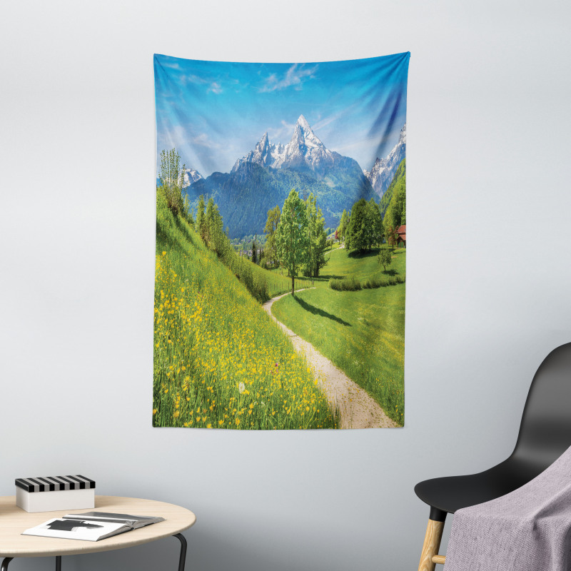 Spring Scenery in Alps Tapestry