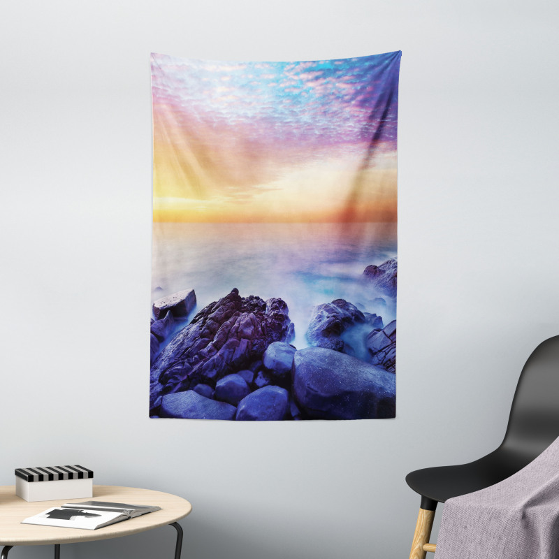 Morning Rainbow Colors Tapestry