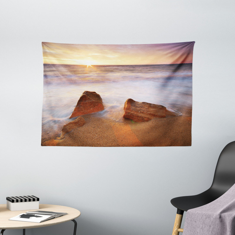 Hawaiian Sea Sky Nature Wide Tapestry