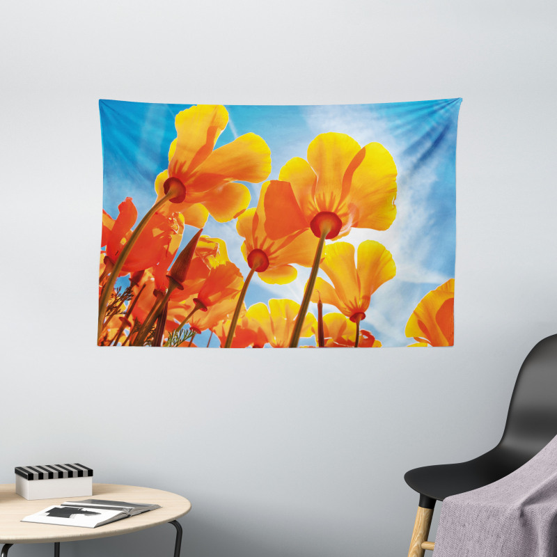 Petals Tilt Shot and Sky Wide Tapestry