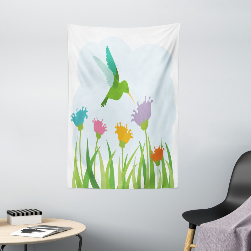 Garden Art Hummingbird Tapestry