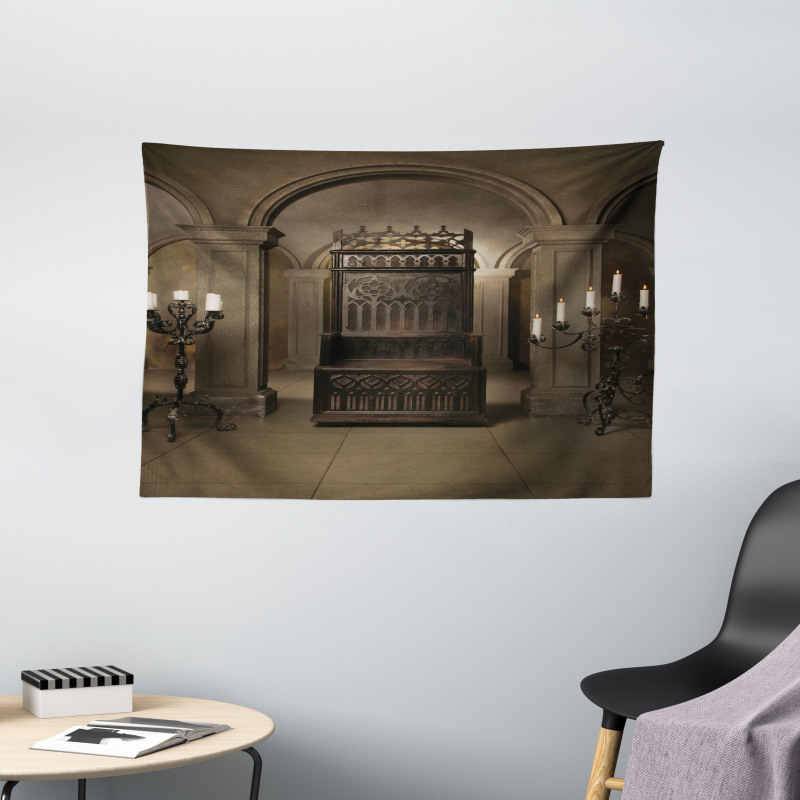 Renaissance Castle King Wide Tapestry