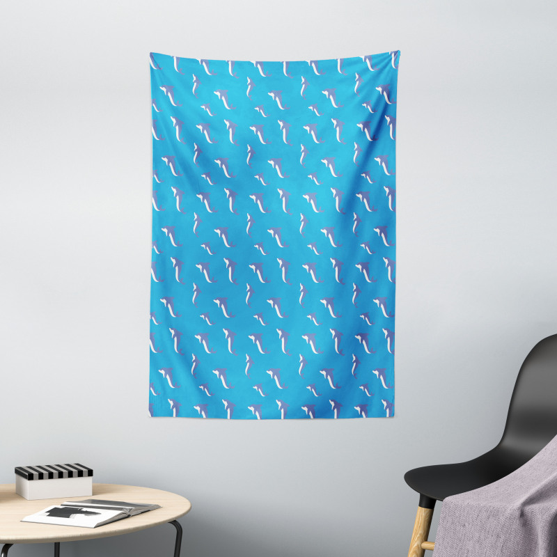 Repetitive Irregular Fish Tapestry