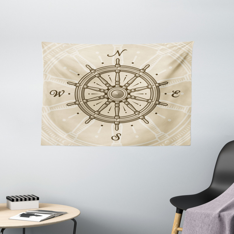 Steering Wheel Travel Wide Tapestry