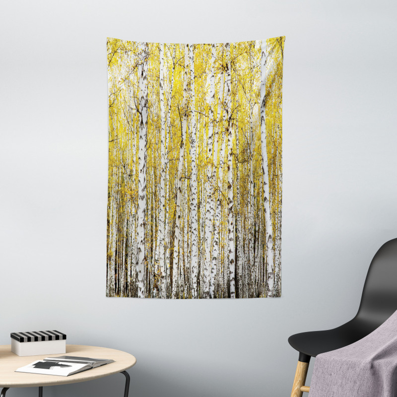 Forest Golden Leaves Tapestry