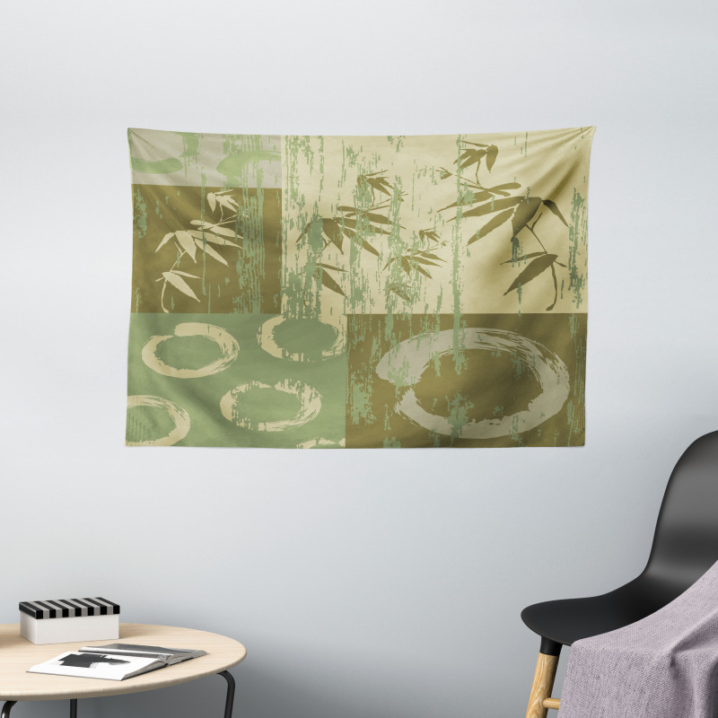 Vintage Bamboo Wide Tapestry