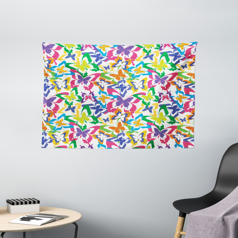 Movement Lifestyle Art Wide Tapestry