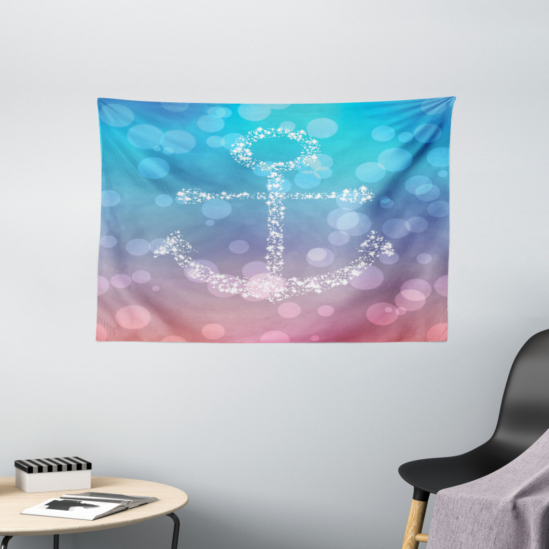 Abstract Blurry Landscape Wide Tapestry