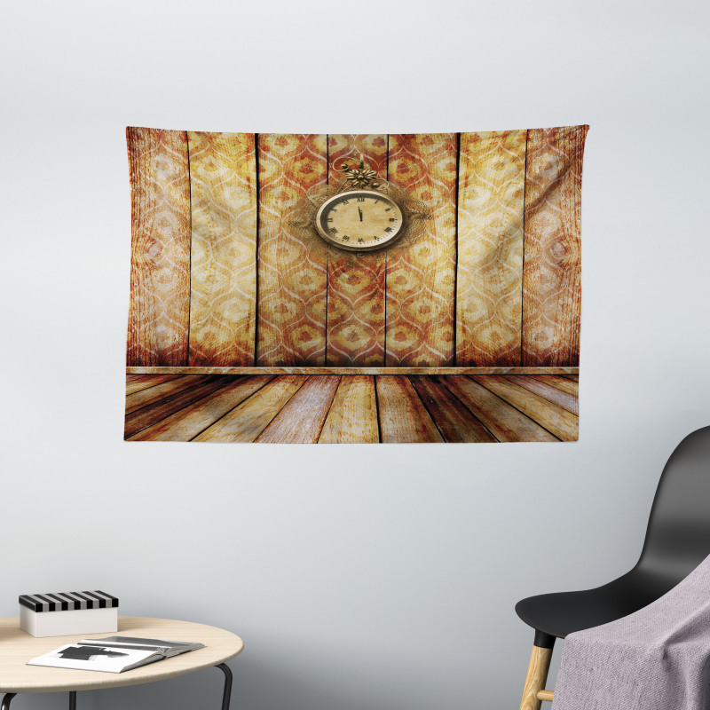 Medieval Architecture Wide Tapestry