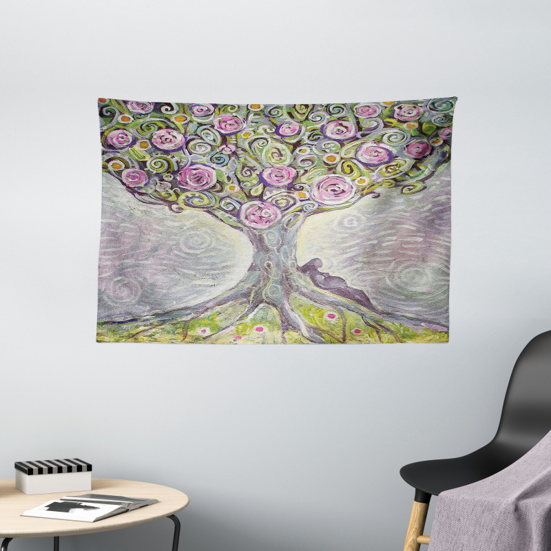 Spring Love Universe Wide Tapestry