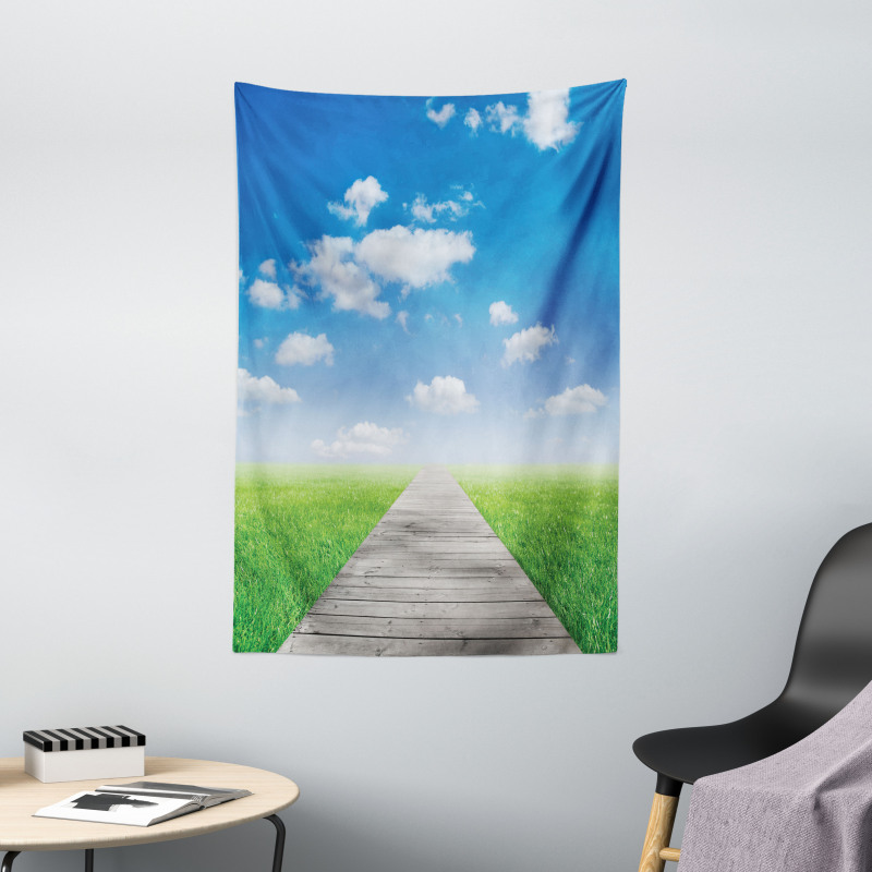 Meadow Countryside Path Tapestry