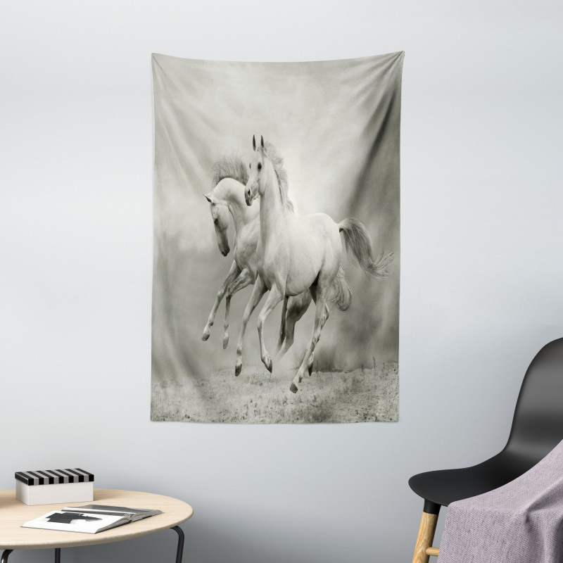 Horse Freedom Theme Tapestry