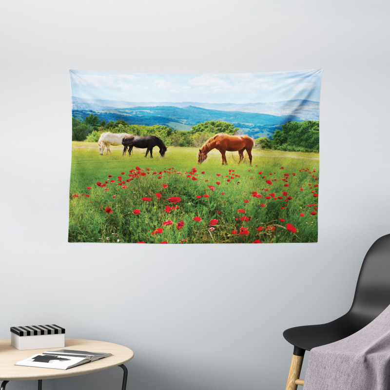 Landscape Rural Scene Wide Tapestry