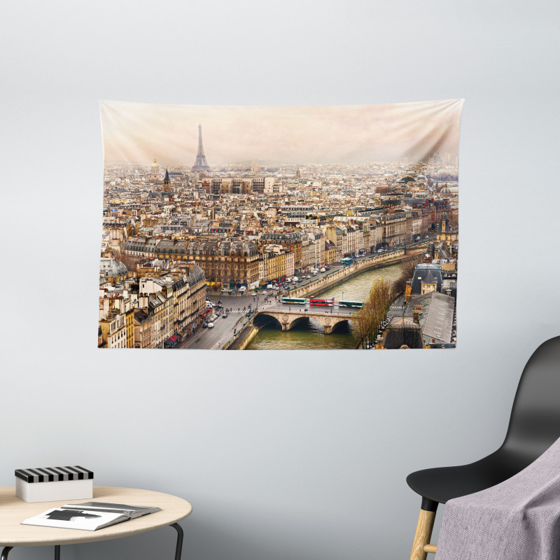 Streets Cityscape Wide Tapestry