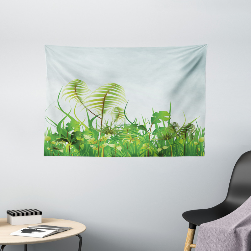 Plant Summer Garden Wide Tapestry