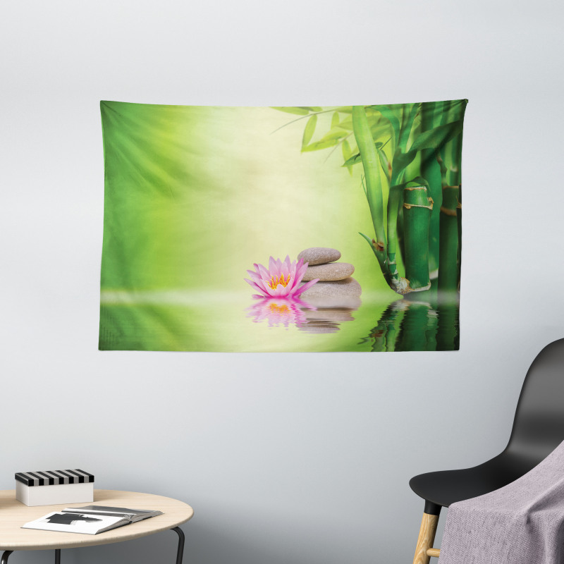 Garden Peaceful Mind Wide Tapestry