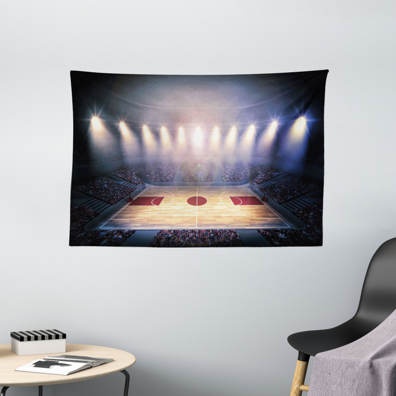 Basketball Tournament Wide Tapestry